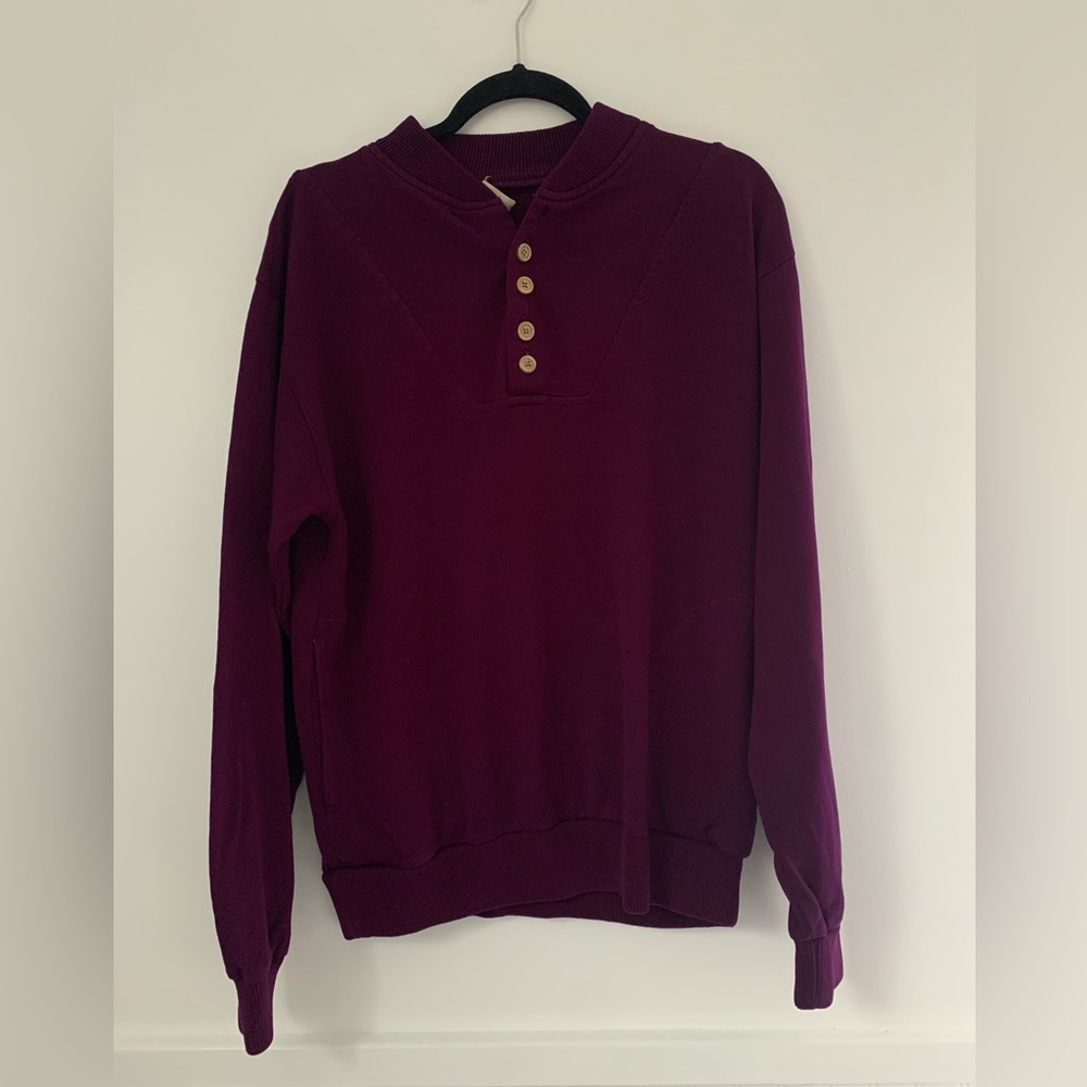 Vintage Appalachian Trail Wine Purple Crewneck Sweater